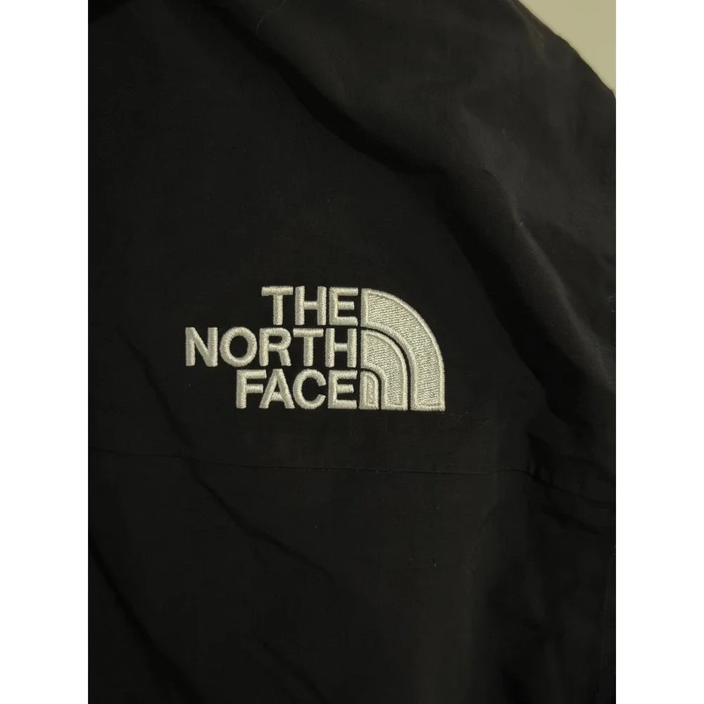 The North Face Down Parka Mens Small Black 550-Fill DryVent Hooded Jacket